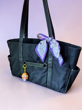 Kate Spade XL NYLON tote With charms